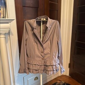 Marc Bouwer short  Ruffled Blazer/Rainjacket-‎ worn about 3x